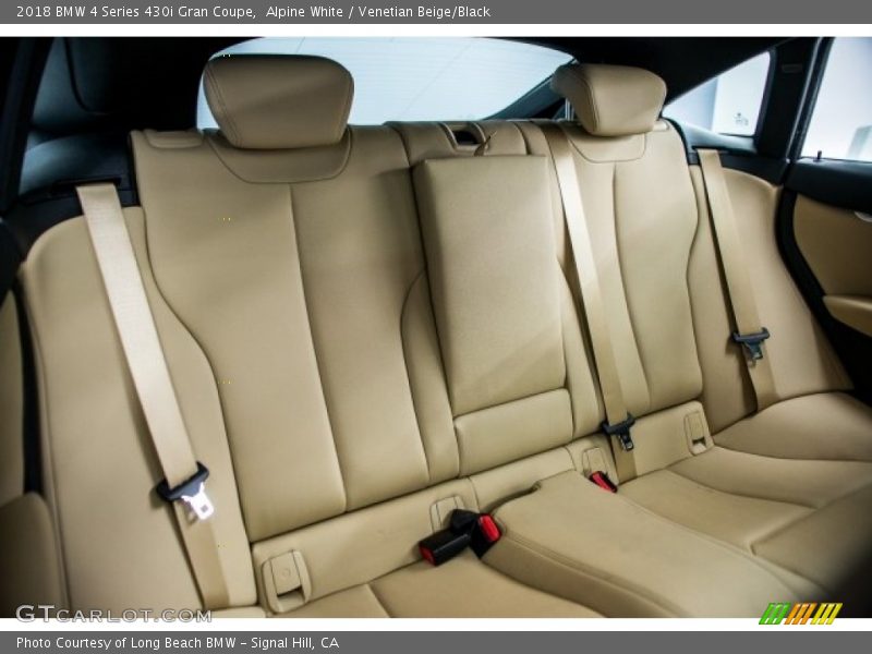Alpine White / Venetian Beige/Black 2018 BMW 4 Series 430i Gran Coupe
