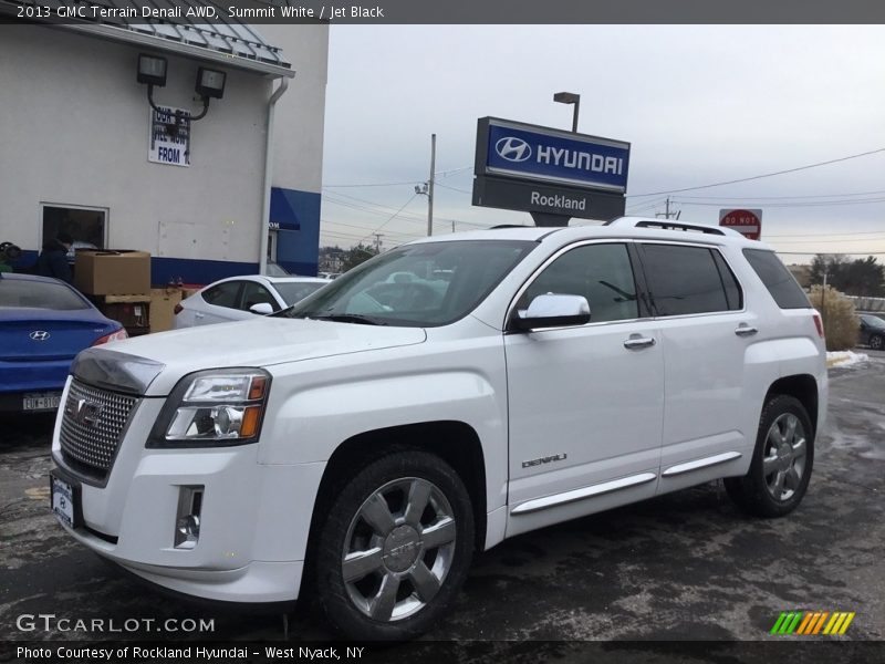 Summit White / Jet Black 2013 GMC Terrain Denali AWD
