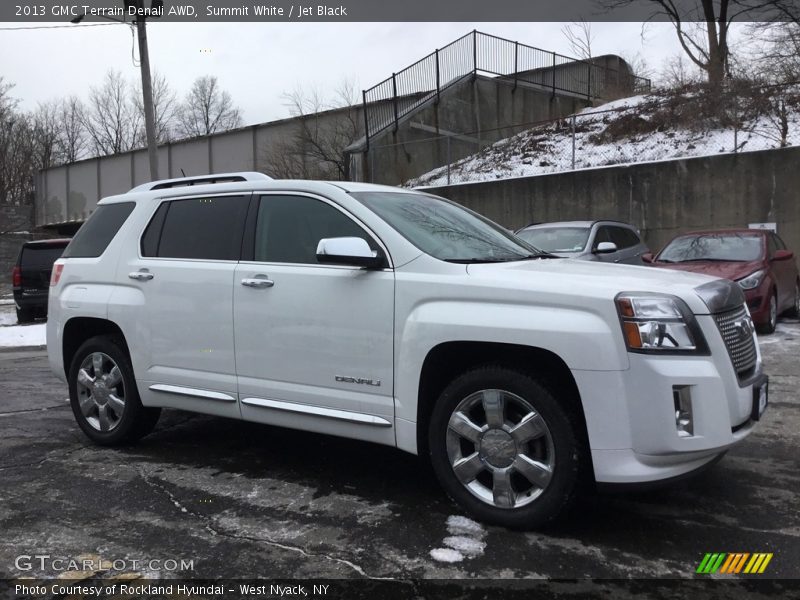 Summit White / Jet Black 2013 GMC Terrain Denali AWD