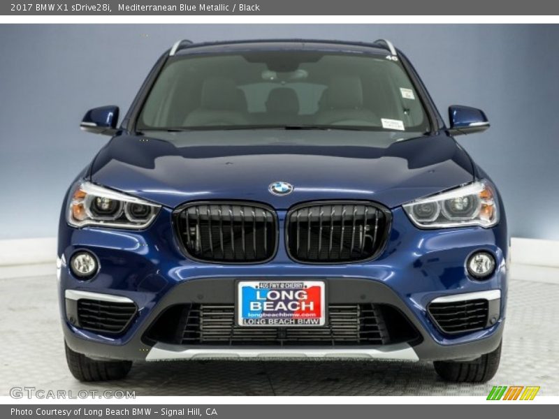 Mediterranean Blue Metallic / Black 2017 BMW X1 sDrive28i