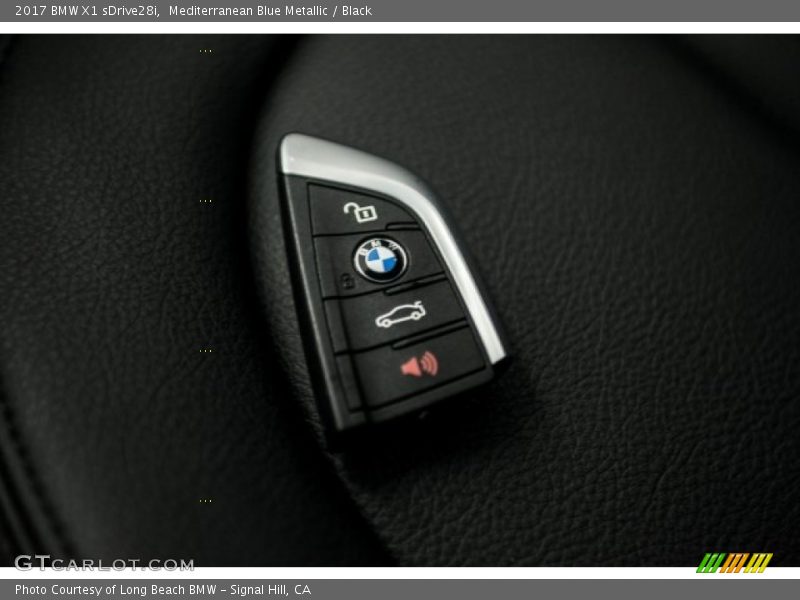 Mediterranean Blue Metallic / Black 2017 BMW X1 sDrive28i