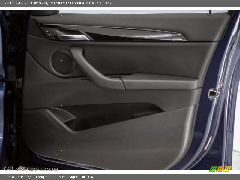 Mediterranean Blue Metallic / Black 2017 BMW X1 sDrive28i