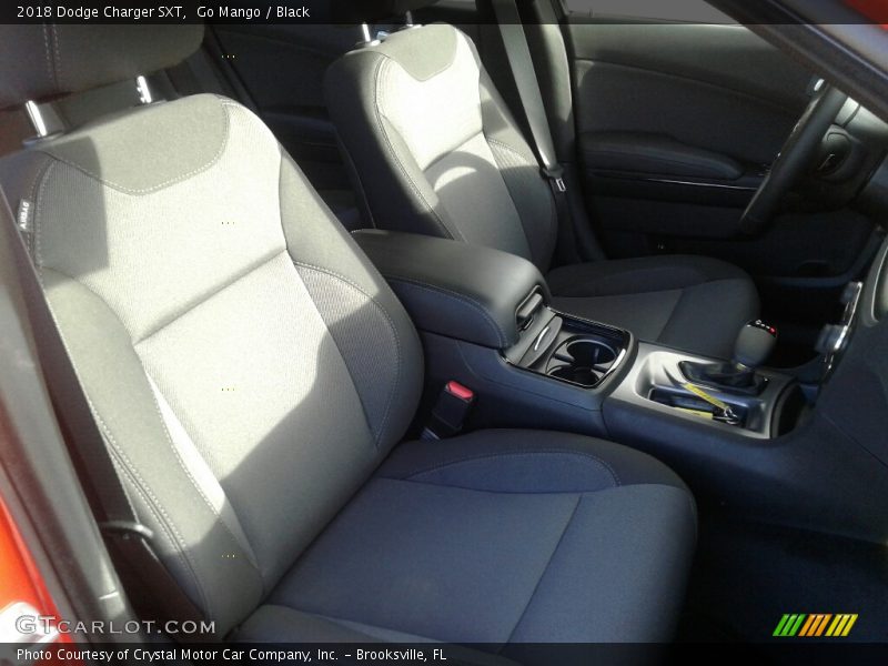 Go Mango / Black 2018 Dodge Charger SXT