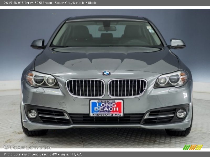 Space Gray Metallic / Black 2015 BMW 5 Series 528i Sedan