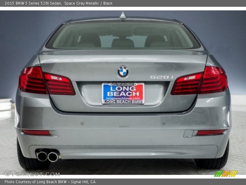 Space Gray Metallic / Black 2015 BMW 5 Series 528i Sedan