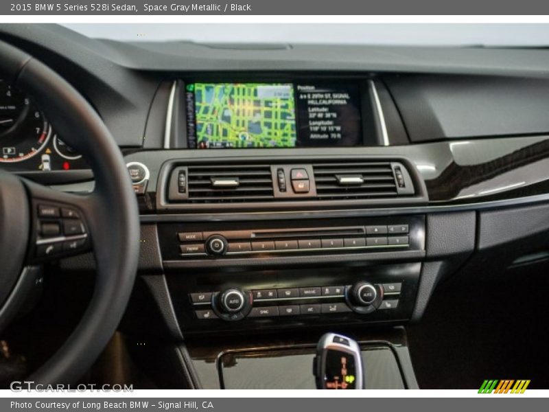 Space Gray Metallic / Black 2015 BMW 5 Series 528i Sedan