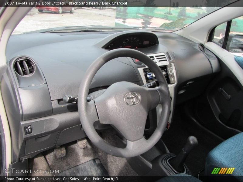 Black Sand Pearl / Dark Charcoal 2007 Toyota Yaris 3 Door Liftback