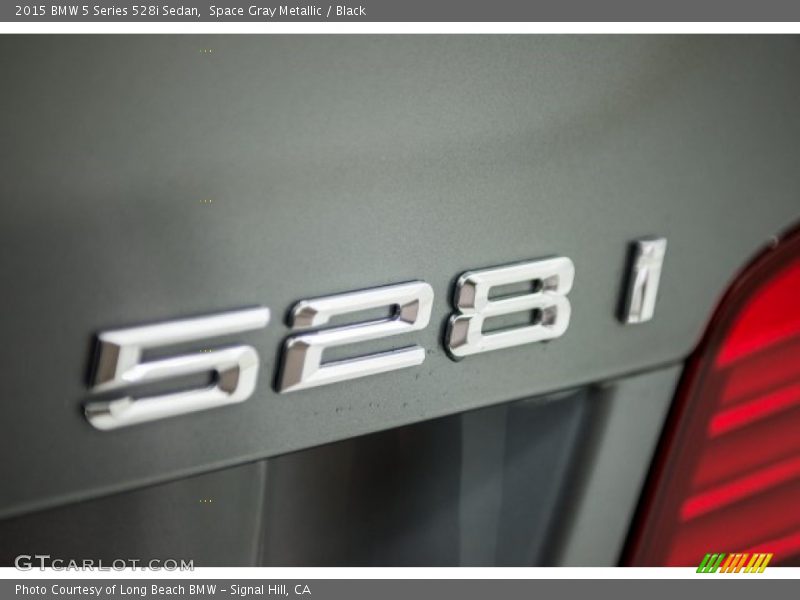 Space Gray Metallic / Black 2015 BMW 5 Series 528i Sedan
