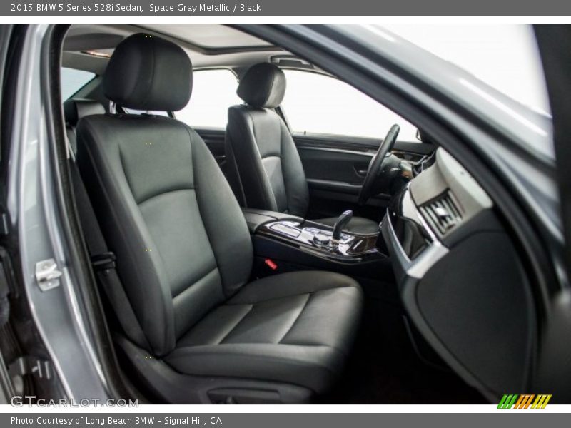 Space Gray Metallic / Black 2015 BMW 5 Series 528i Sedan