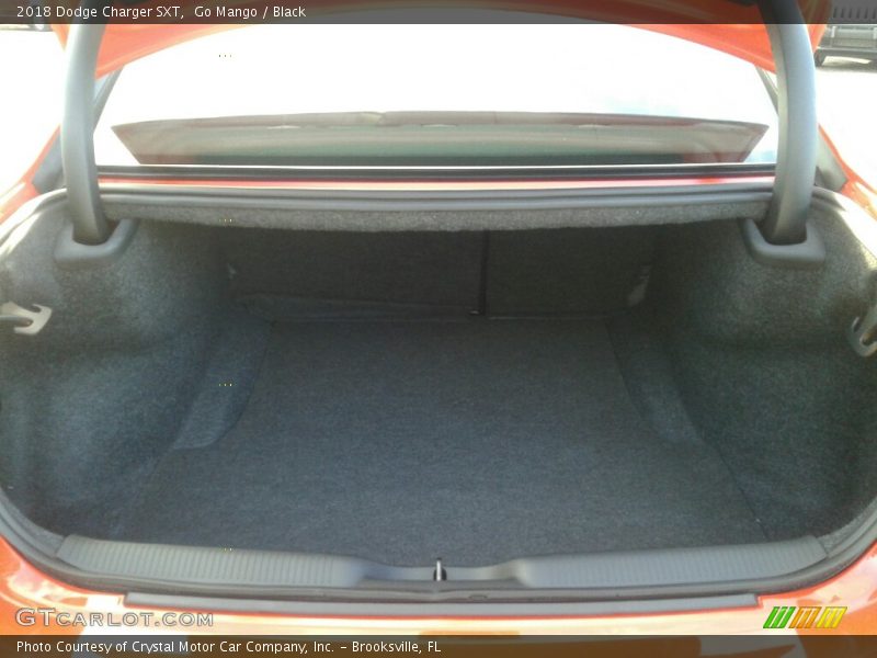 Go Mango / Black 2018 Dodge Charger SXT
