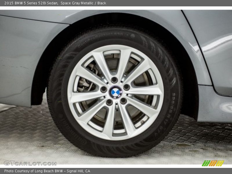Space Gray Metallic / Black 2015 BMW 5 Series 528i Sedan