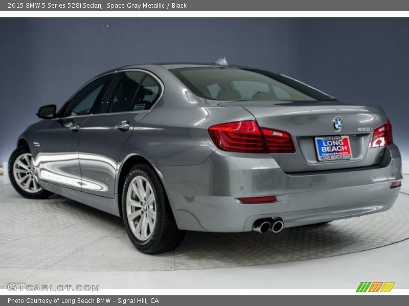 Space Gray Metallic / Black 2015 BMW 5 Series 528i Sedan