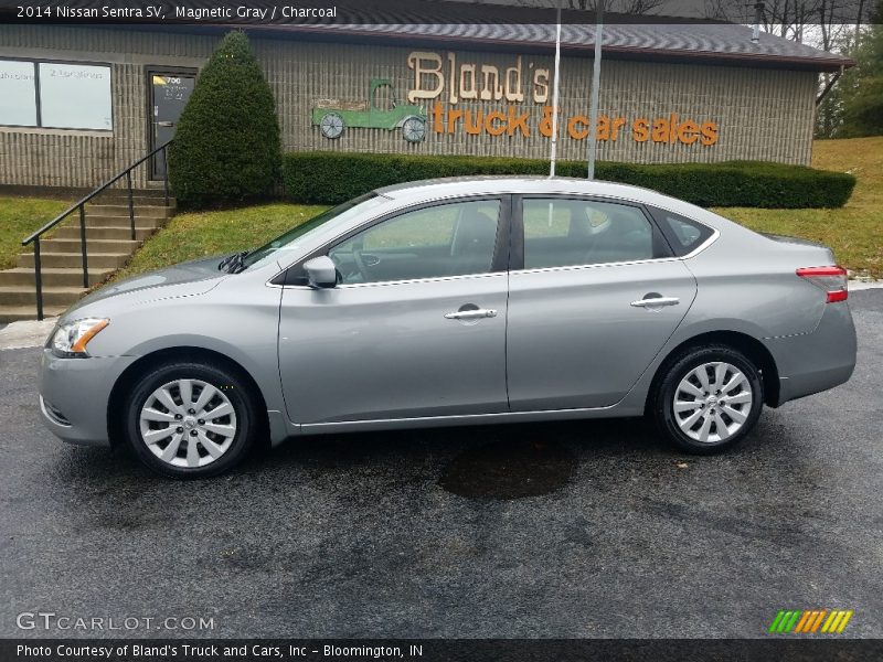 Magnetic Gray / Charcoal 2014 Nissan Sentra SV