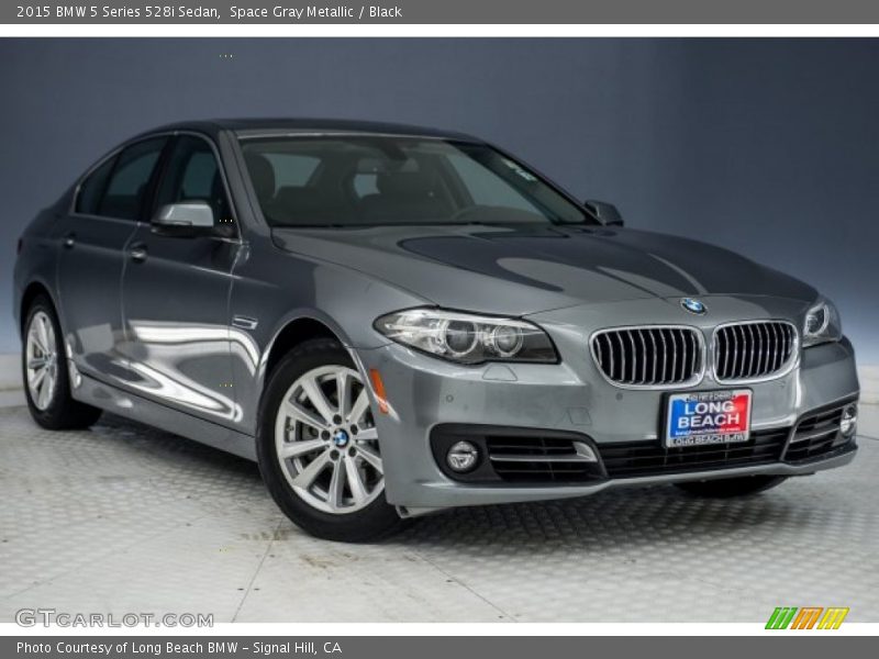 Space Gray Metallic / Black 2015 BMW 5 Series 528i Sedan
