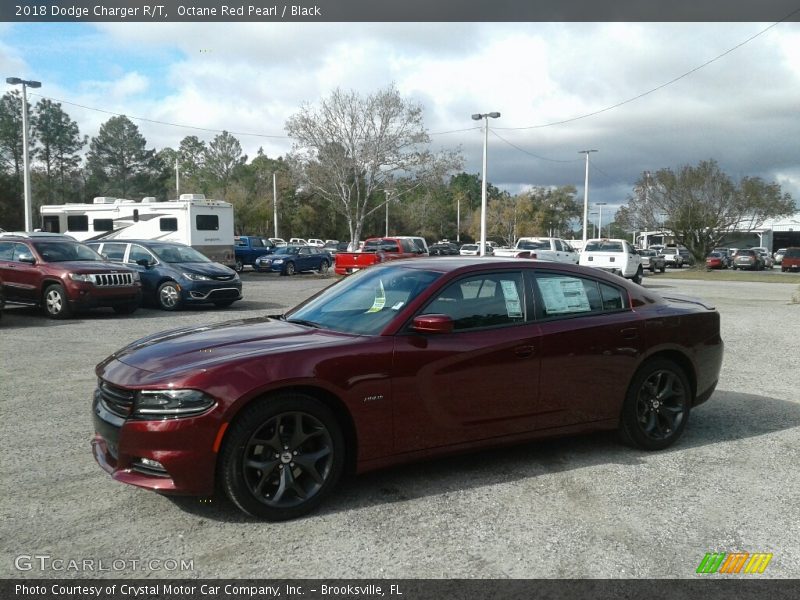 Octane Red Pearl / Black 2018 Dodge Charger R/T