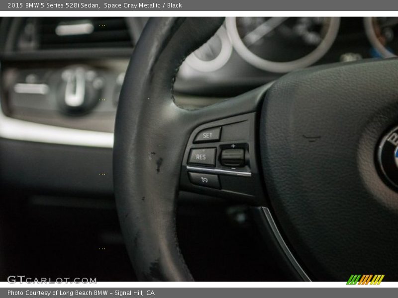 Space Gray Metallic / Black 2015 BMW 5 Series 528i Sedan