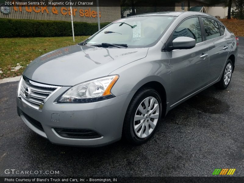 Magnetic Gray / Charcoal 2014 Nissan Sentra SV