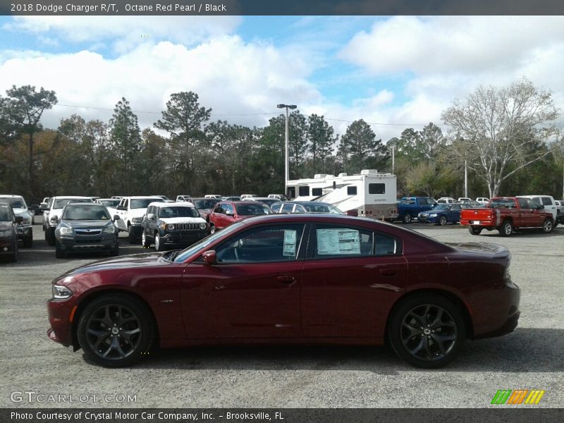Octane Red Pearl / Black 2018 Dodge Charger R/T