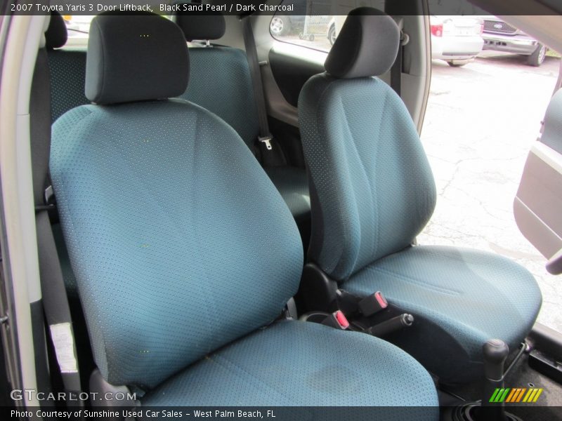 Black Sand Pearl / Dark Charcoal 2007 Toyota Yaris 3 Door Liftback