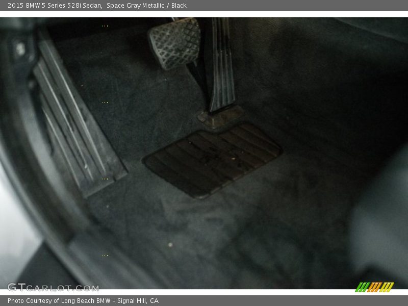 Space Gray Metallic / Black 2015 BMW 5 Series 528i Sedan