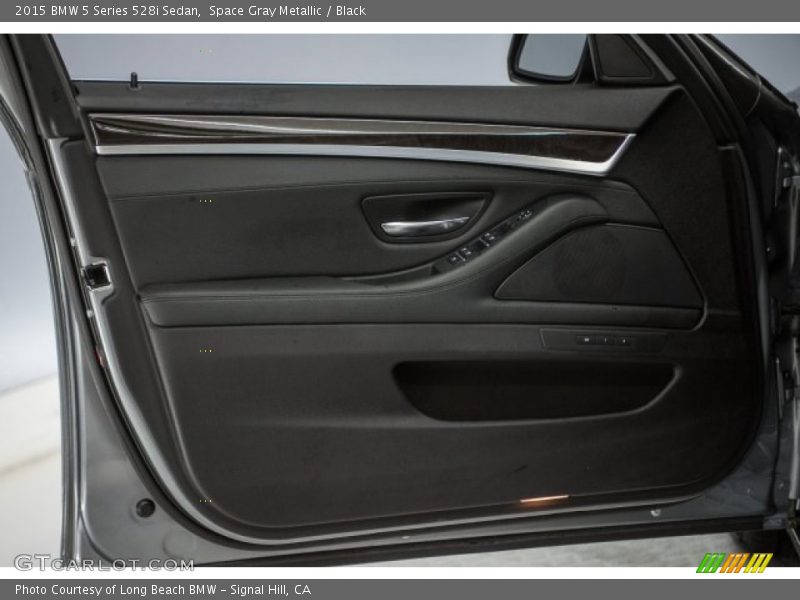 Space Gray Metallic / Black 2015 BMW 5 Series 528i Sedan
