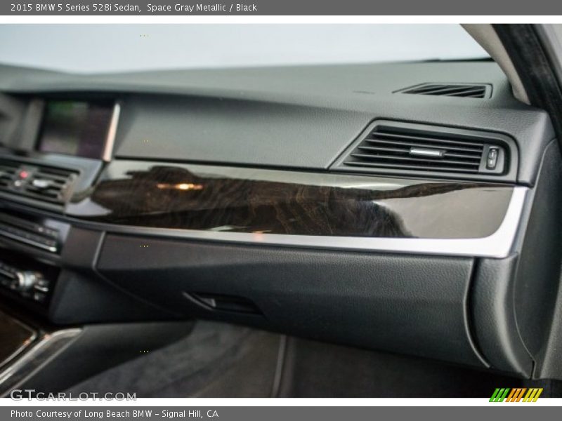 Space Gray Metallic / Black 2015 BMW 5 Series 528i Sedan
