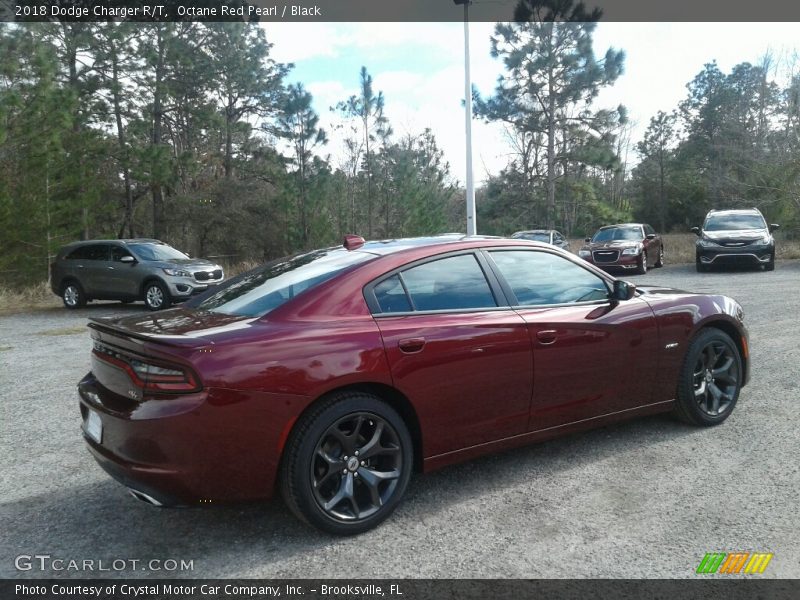 Octane Red Pearl / Black 2018 Dodge Charger R/T