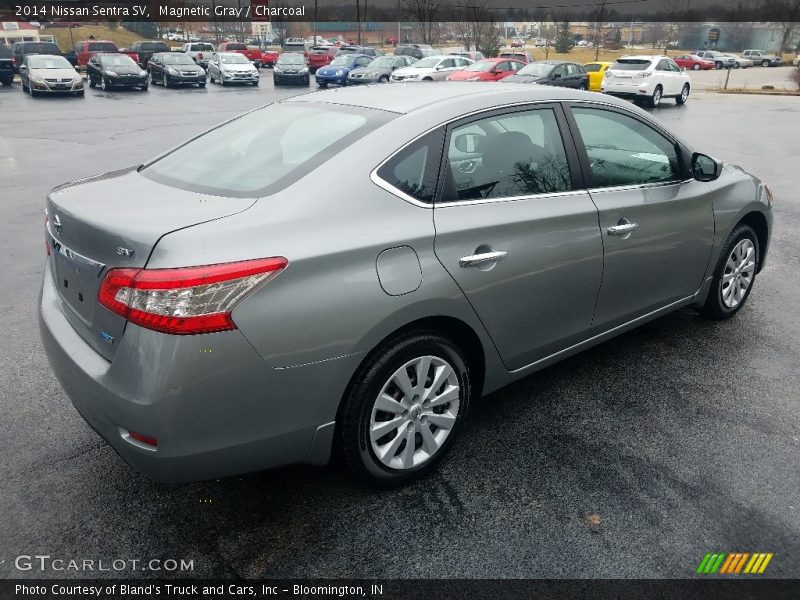Magnetic Gray / Charcoal 2014 Nissan Sentra SV
