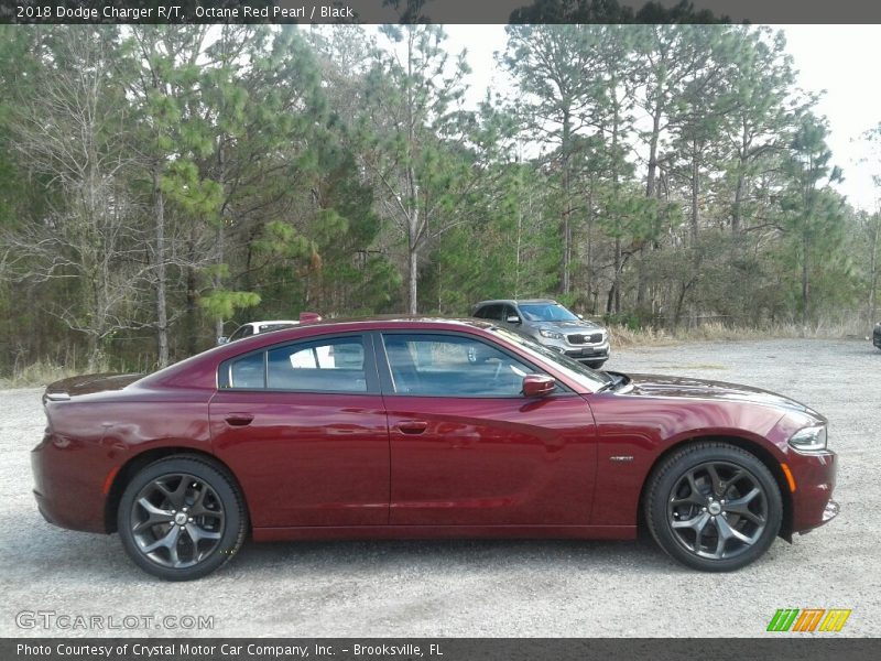 Octane Red Pearl / Black 2018 Dodge Charger R/T