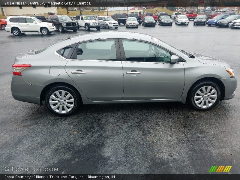 Magnetic Gray / Charcoal 2014 Nissan Sentra SV