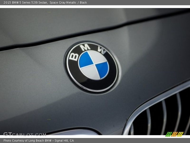 Space Gray Metallic / Black 2015 BMW 5 Series 528i Sedan
