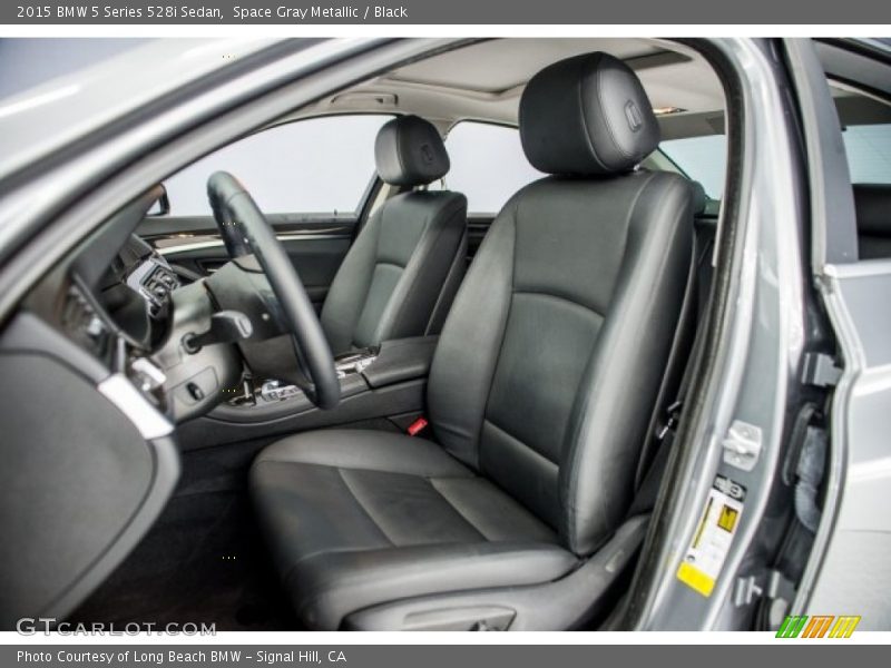 Space Gray Metallic / Black 2015 BMW 5 Series 528i Sedan