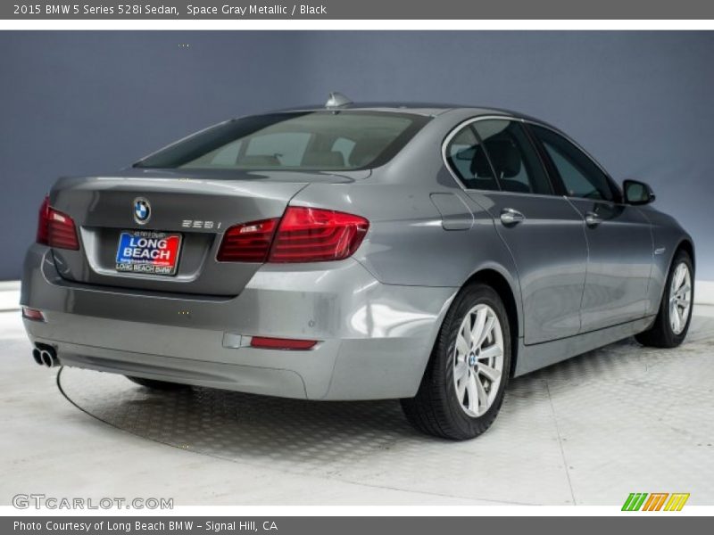 Space Gray Metallic / Black 2015 BMW 5 Series 528i Sedan
