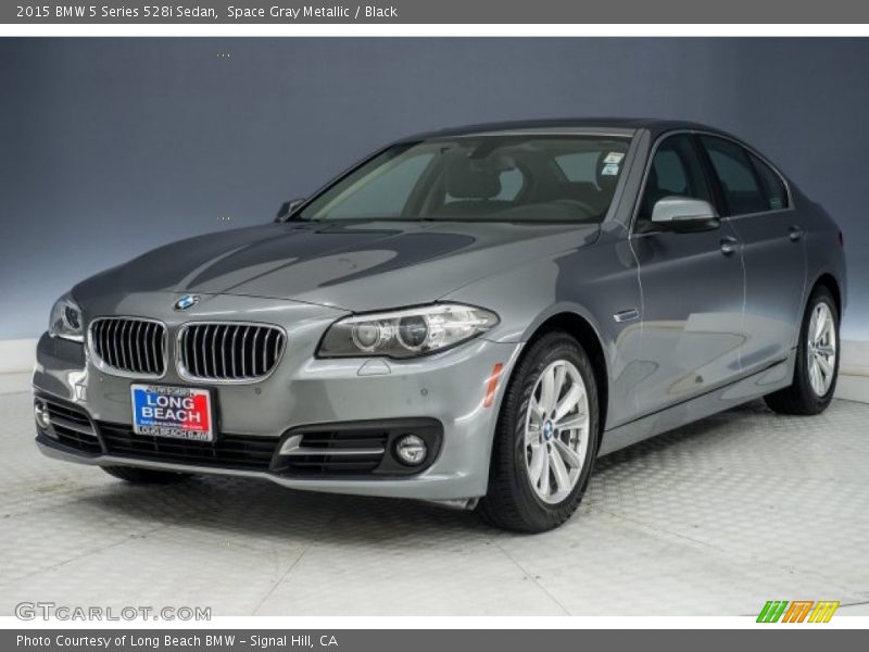 Space Gray Metallic / Black 2015 BMW 5 Series 528i Sedan