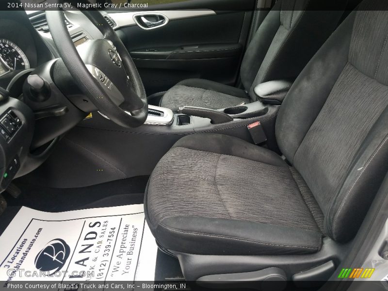 Magnetic Gray / Charcoal 2014 Nissan Sentra SV
