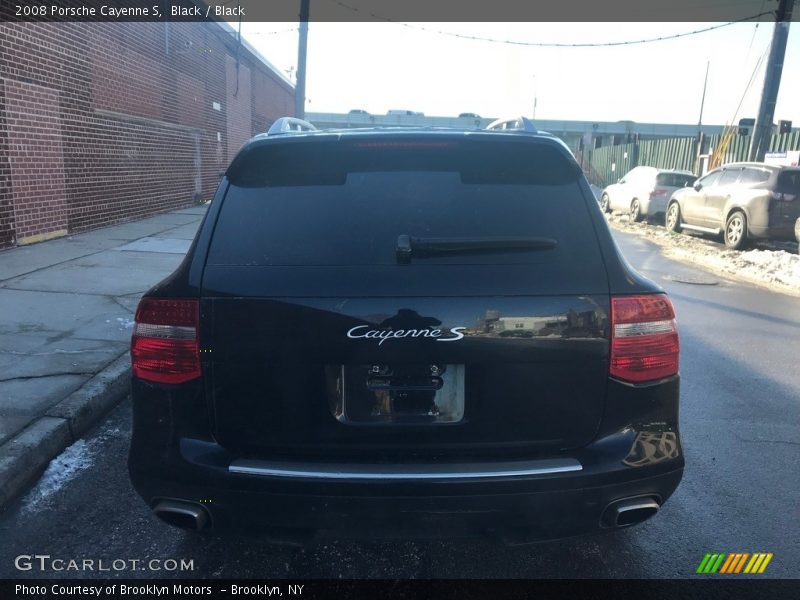 Black / Black 2008 Porsche Cayenne S