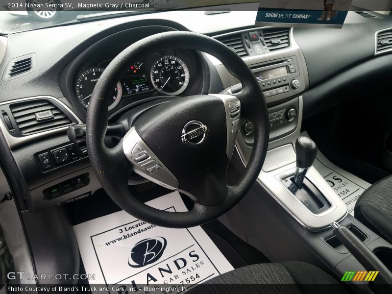 Magnetic Gray / Charcoal 2014 Nissan Sentra SV