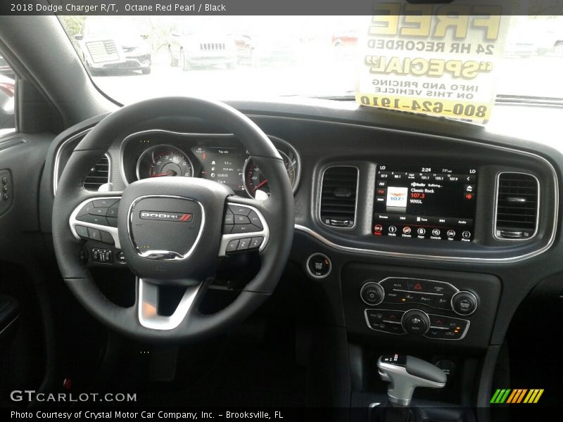 Octane Red Pearl / Black 2018 Dodge Charger R/T