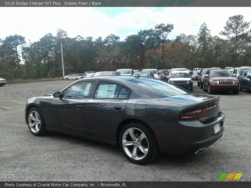 Granite Pearl / Black 2018 Dodge Charger SXT Plus
