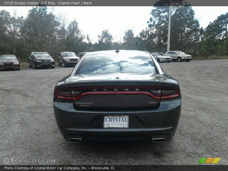 Granite Pearl / Black 2018 Dodge Charger SXT Plus