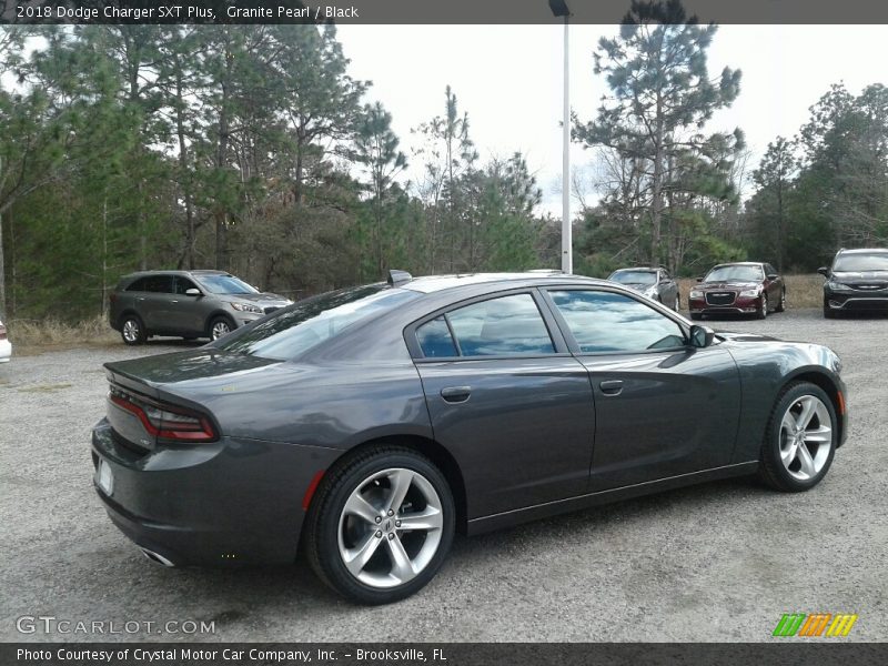 Granite Pearl / Black 2018 Dodge Charger SXT Plus