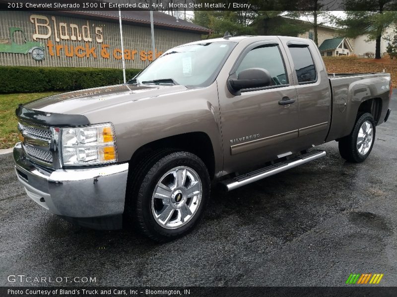 Mocha Steel Metallic / Ebony 2013 Chevrolet Silverado 1500 LT Extended Cab 4x4
