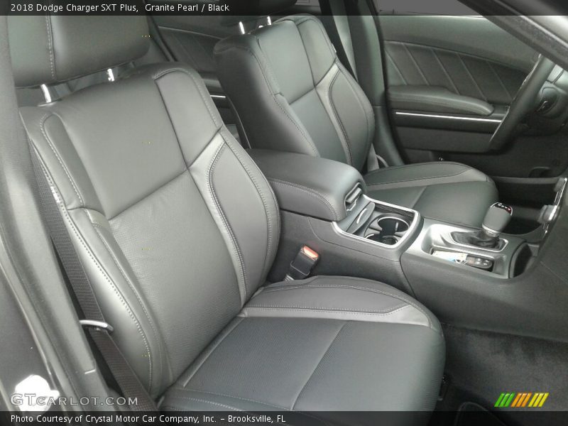 Granite Pearl / Black 2018 Dodge Charger SXT Plus