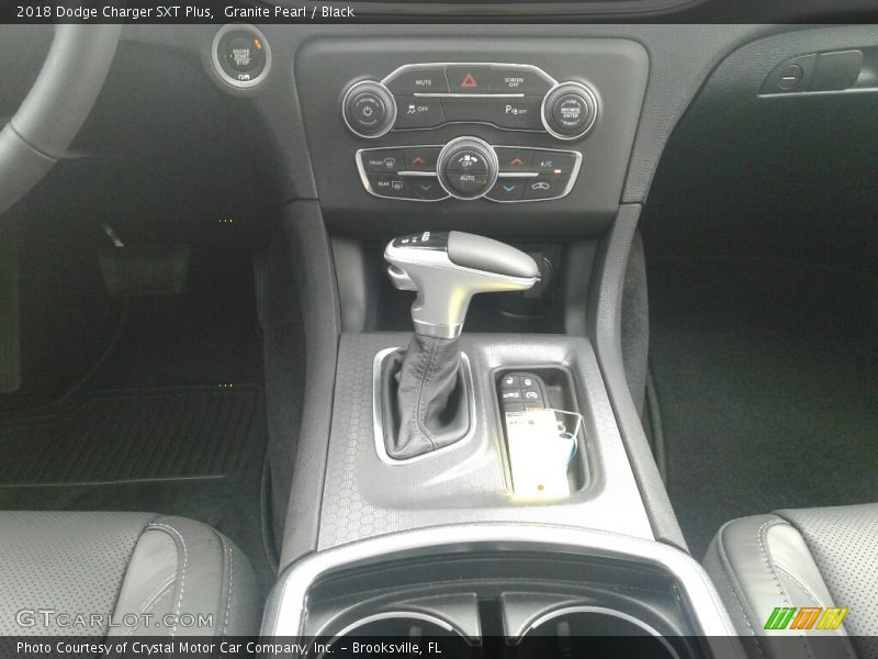 Granite Pearl / Black 2018 Dodge Charger SXT Plus