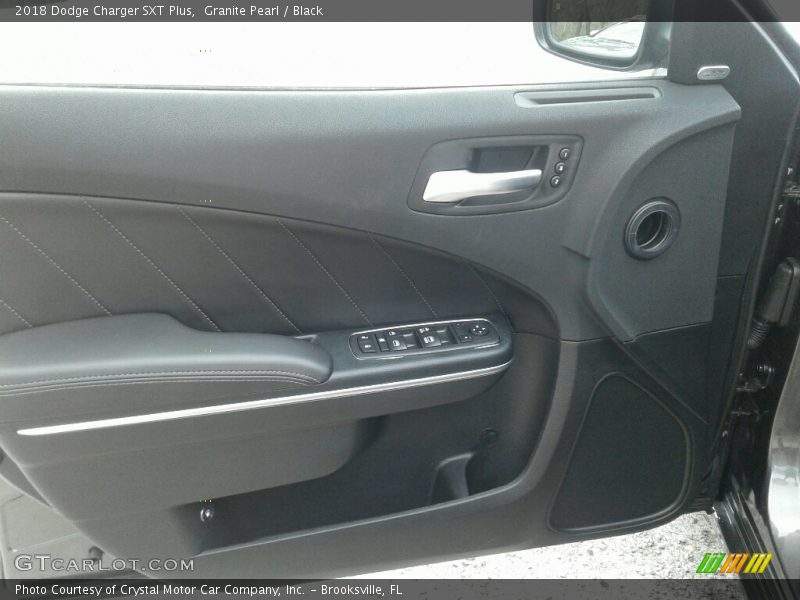 Granite Pearl / Black 2018 Dodge Charger SXT Plus