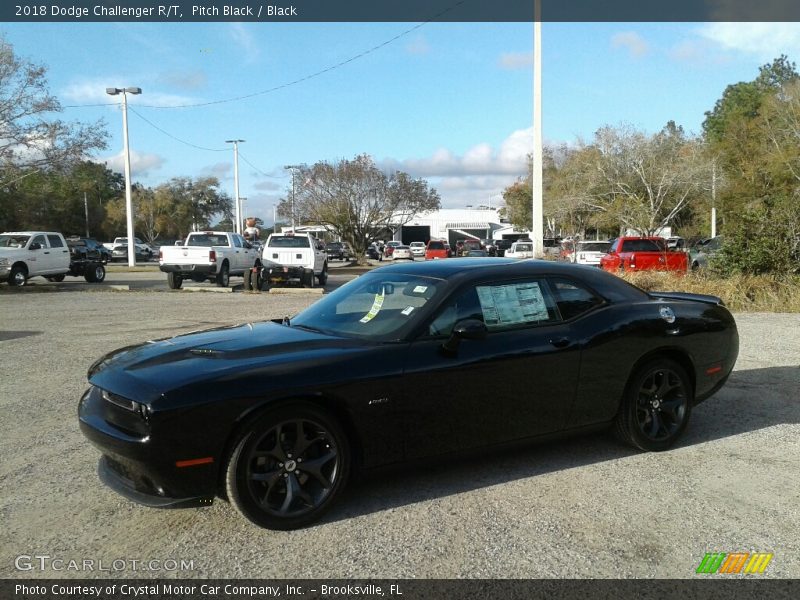 Pitch Black / Black 2018 Dodge Challenger R/T