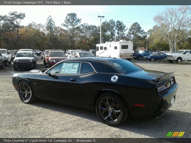 Pitch Black / Black 2018 Dodge Challenger R/T