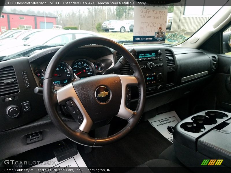 Mocha Steel Metallic / Ebony 2013 Chevrolet Silverado 1500 LT Extended Cab 4x4