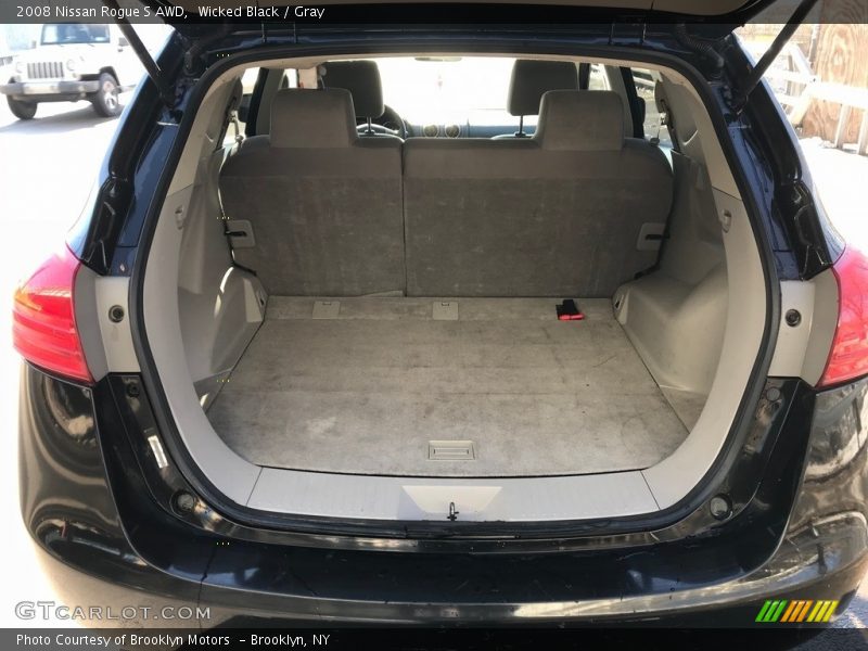 Wicked Black / Gray 2008 Nissan Rogue S AWD