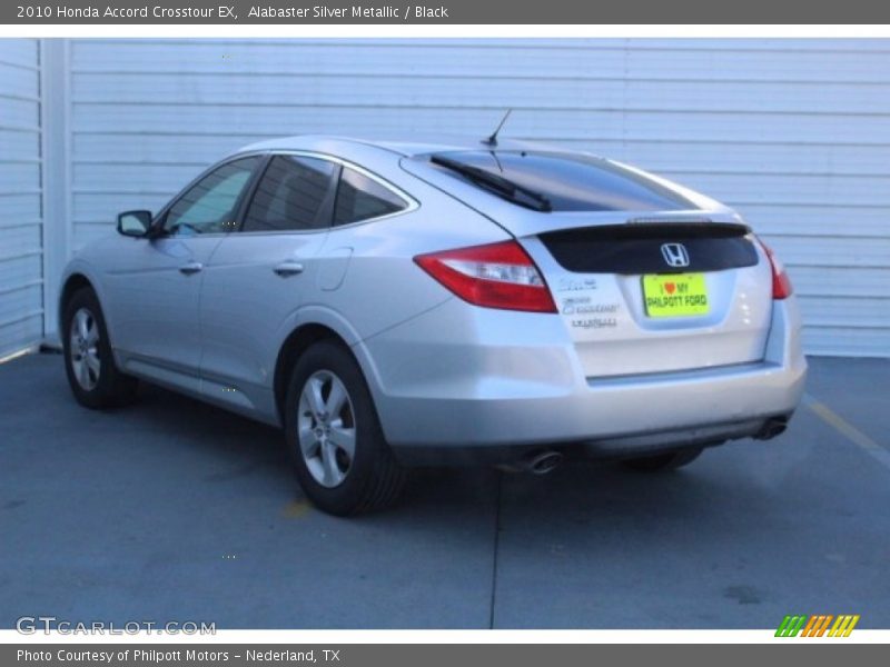 Alabaster Silver Metallic / Black 2010 Honda Accord Crosstour EX